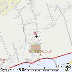 坂井周辺の地図