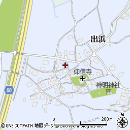 石川県羽咋郡宝達志水町出浜ホ64周辺の地図
