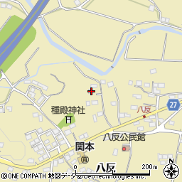 茨城県北茨城市関本町八反88周辺の地図