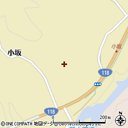 福島県東白川郡矢祭町関岡下小坂107周辺の地図