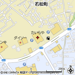 たいらや大田原店周辺の地図