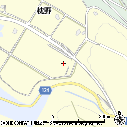 富山県黒部市枕野498周辺の地図
