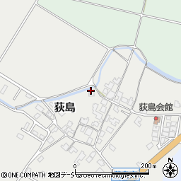 石川県羽咋郡宝達志水町荻島ロ周辺の地図
