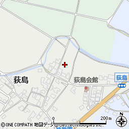 石川県羽咋郡宝達志水町荻島周辺の地図