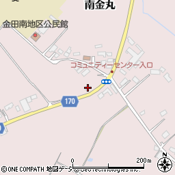 栃木県大田原市南金丸2107周辺の地図