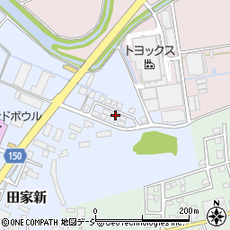 富山県黒部市田家新289周辺の地図