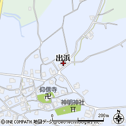 石川県羽咋郡宝達志水町出浜ホ24周辺の地図