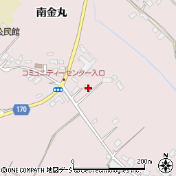 栃木県大田原市南金丸2120周辺の地図