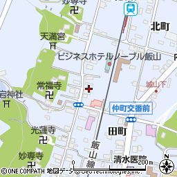 長野県飯山市飯山神明町周辺の地図