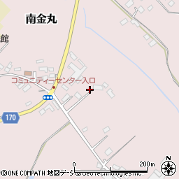 栃木県大田原市南金丸2122-2周辺の地図