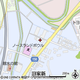 富山県黒部市田家新584周辺の地図