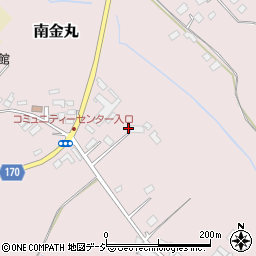 栃木県大田原市南金丸2122周辺の地図