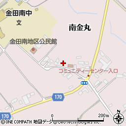 栃木県大田原市南金丸2111周辺の地図