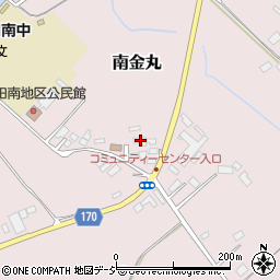 栃木県大田原市南金丸2113周辺の地図