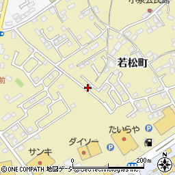 栃木県大田原市若松町463-11周辺の地図