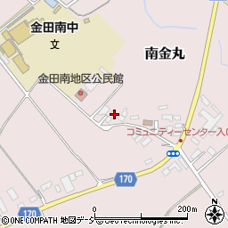 栃木県大田原市南金丸1869-6周辺の地図