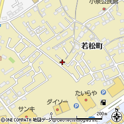 栃木県大田原市若松町463-12周辺の地図