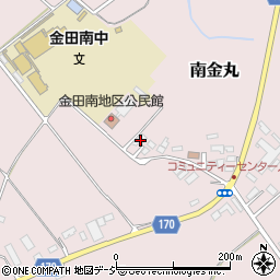 栃木県大田原市南金丸1869-5周辺の地図