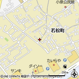 栃木県大田原市若松町463-13周辺の地図