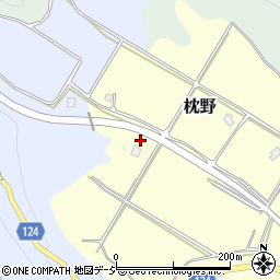 富山県黒部市枕野642周辺の地図