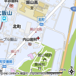 長野県飯山市飯山北町周辺の地図