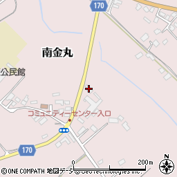 栃木県大田原市南金丸2118周辺の地図