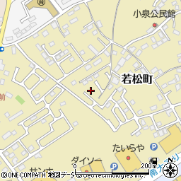 栃木県大田原市若松町463周辺の地図