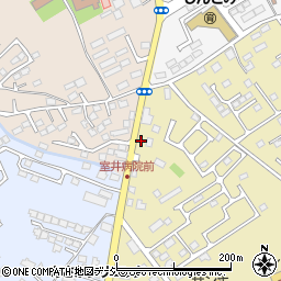 栃木県大田原市若松町404-2周辺の地図