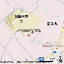 栃木県大田原市南金丸1870-5周辺の地図