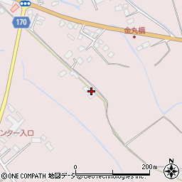 栃木県大田原市南金丸1468周辺の地図