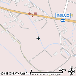 栃木県大田原市南金丸周辺の地図