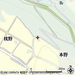 富山県黒部市枕野789周辺の地図