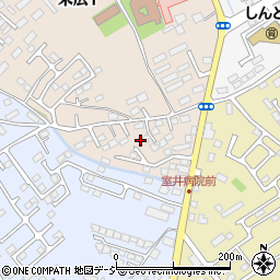 栃木県大田原市末広1丁目3609-92周辺の地図