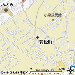 栃木県大田原市若松町484-1周辺の地図