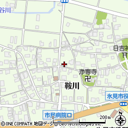 氷見市民病院医師住宅周辺の地図