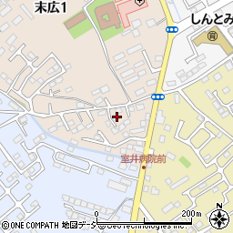 栃木県大田原市末広1丁目3609-46周辺の地図