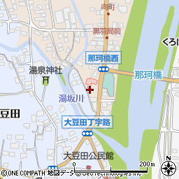 栃木県大田原市黒羽向町6周辺の地図