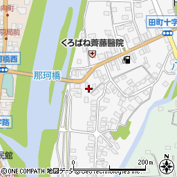 栃木県大田原市黒羽田町604-1周辺の地図