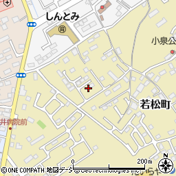 栃木県大田原市若松町437周辺の地図