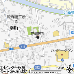 向嶋神社周辺の地図