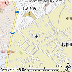 栃木県大田原市若松町437-19周辺の地図