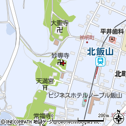 長野県飯山市飯山神明町3181周辺の地図