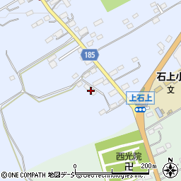 栃木県大田原市上石上1523周辺の地図