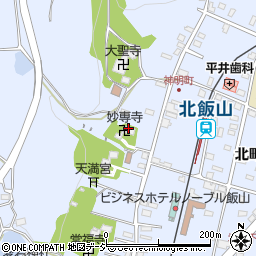 妙専寺周辺の地図