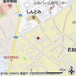 栃木県大田原市若松町437-17周辺の地図