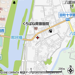 栃木県大田原市黒羽田町602周辺の地図