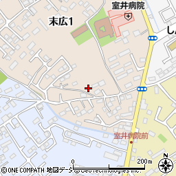 栃木県大田原市末広1丁目3621-11周辺の地図