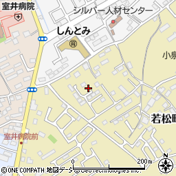 栃木県大田原市若松町437-16周辺の地図