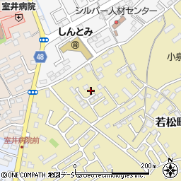 栃木県大田原市若松町437-16周辺の地図