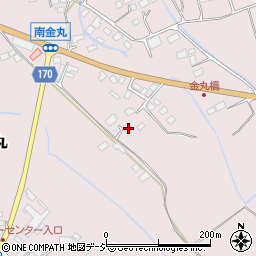 栃木県大田原市南金丸1466-2周辺の地図